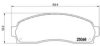 BREMBO P 24 081 Brake Pad Set, disc brake